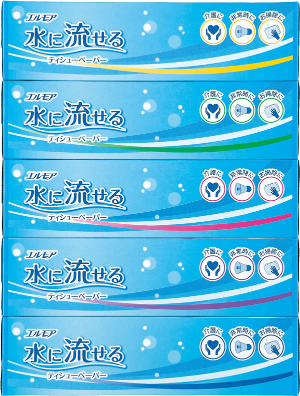 エルモア 水に流せるシリーズ イメージ